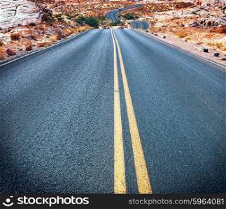 Road in prairie country