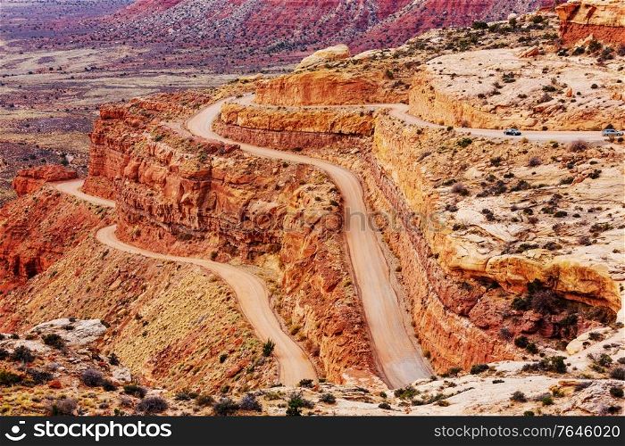 Road in the Canyonlands National Park in Utah, USA