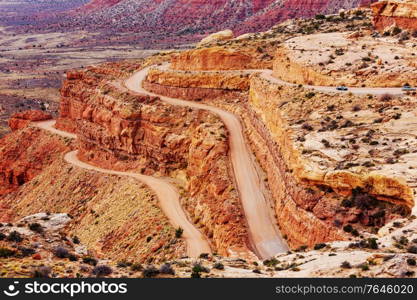 Road in the Canyonlands National Park in Utah, USA