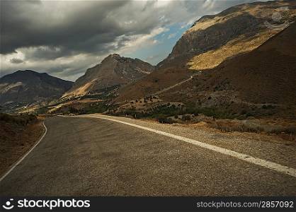 Road in the mountains