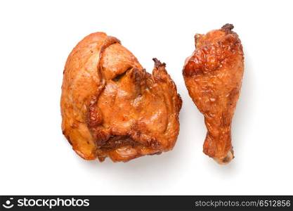 roast chicken thigh and drumstick