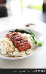 roast duck over rice