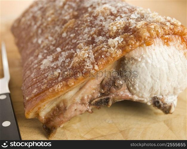 Roast Loin of British Pork with Crackling