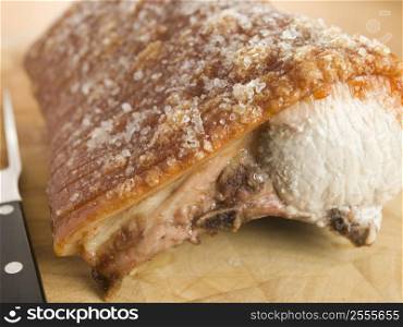 Roast Loin of British Pork with Crackling