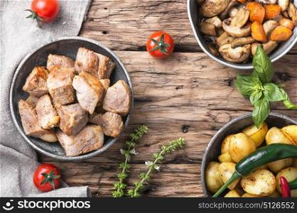roast pork meat