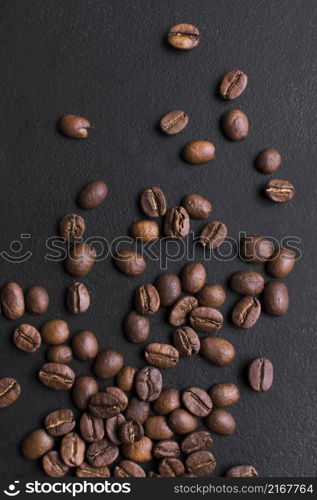 roasted beans tasteful coffee arrangement