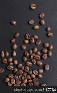 roasted beans tasteful coffee arrangement