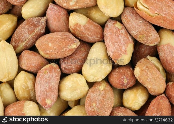 Roasted peanut seeds background