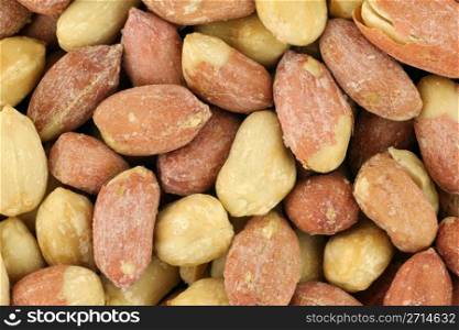 Roasted peanut seeds background