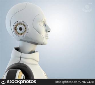 Robot&#39;s head in profile