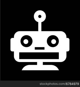 Robot emotion icon illustration design