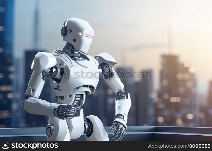 Robot engineer. Future iot industry. Generate Ai. Robot engineer. Generate Ai