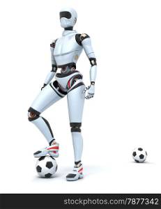 Robot football player