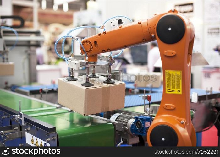 Robotic arm for packaging