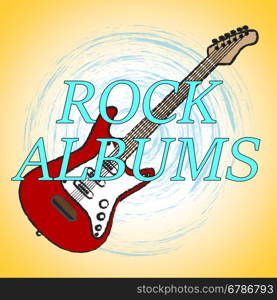 Rock Albums Indicating Sound Track And Melody