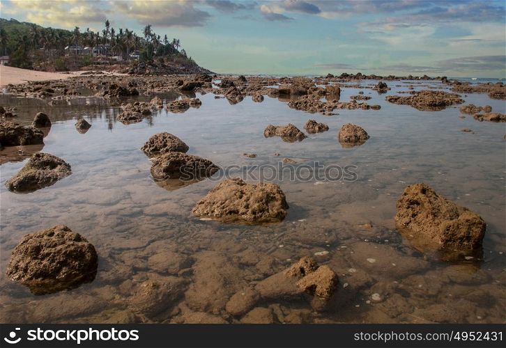 Rock along the coast of Ko Lanta