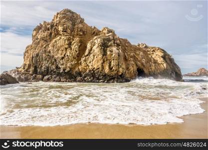 Rock at Pfeiffer Beach, Big Sur, California, USA