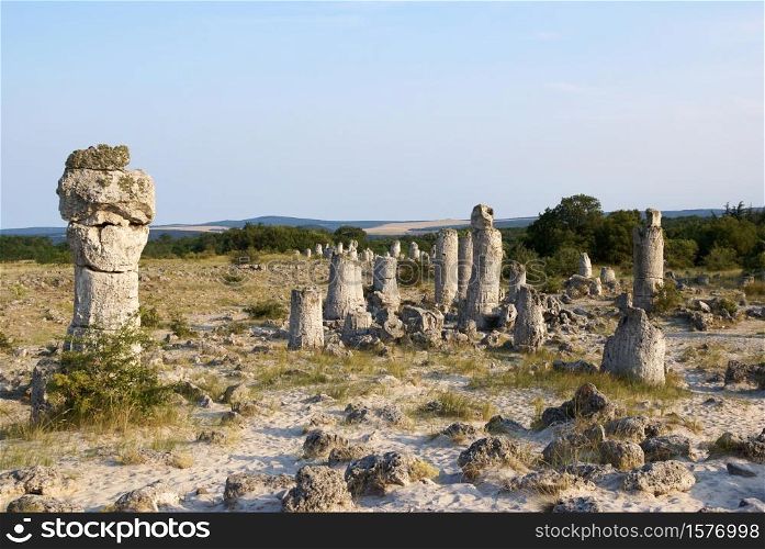 Rock formation, near to Varna city, Bulgaria