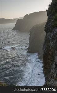 Rock formations at the coast, Skerwink Trail, Port Rexton, Bonavista Peninsula, Newfoundland And Labrador, Canada