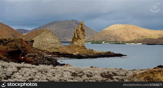 Rock formations, Bartolome Island, Galapagos Islands, Ecuador