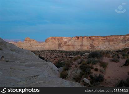 Rock formations on a landscape, Amangiri, Canyon Point, Utah, USA