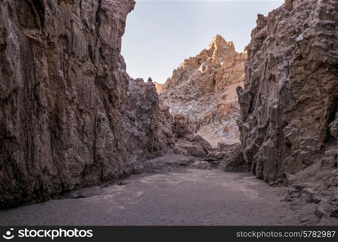 Rock formations, Valle de la Luna, San Pedro de Atacama, El Loa Province, Antofagasta Region, Chile