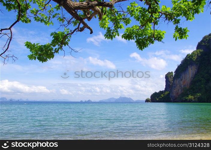 rocks and sea in Krabi Thsiland