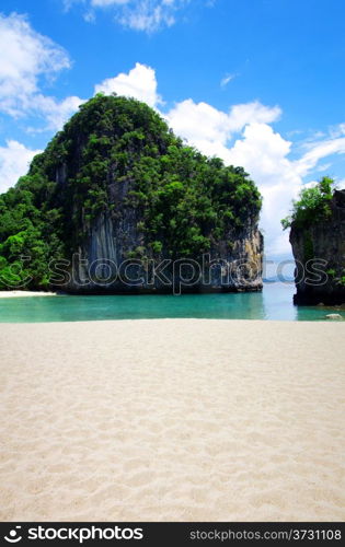 rocks and sea in Krabi Thsiland