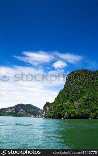 rocks and sea in Thailand