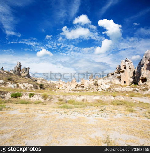 Rocks formations in Capadocia, Turkey