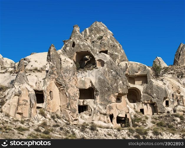 Rocks formations in Capadocia, Turkey