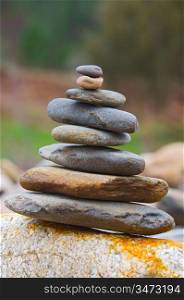 Rocks in balance - outdoor photography -
