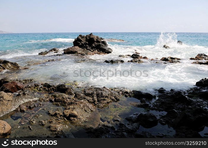 Rocks in the sea