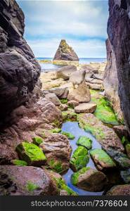 Rocks Kearvaig Bay,Northern Highlands, Scotland