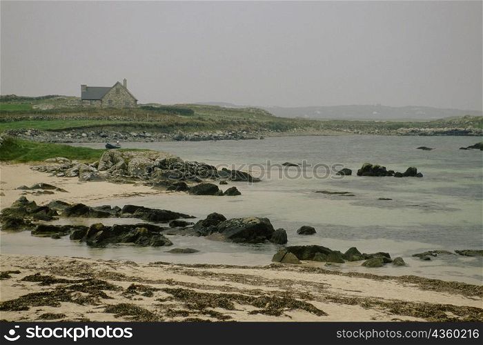 Rocks on the beach, West Coast, County Galway, Republic of Ireland