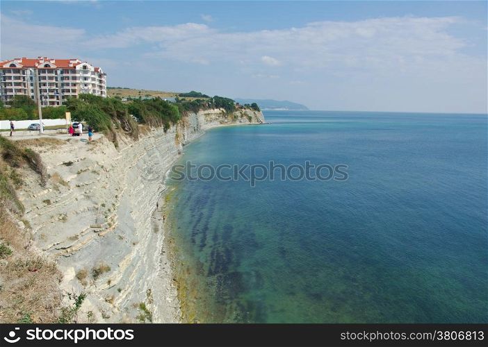 Rocky coast Black sea