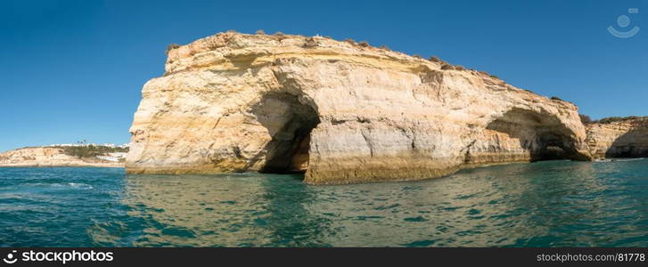 Rocky coastline near Carvoeiro