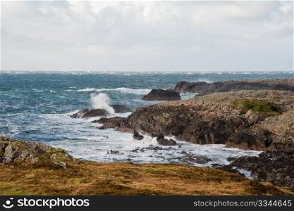 Rocky coastline of Islay, Scotland