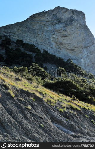 rocky foothills in Crimea. country Ukraine