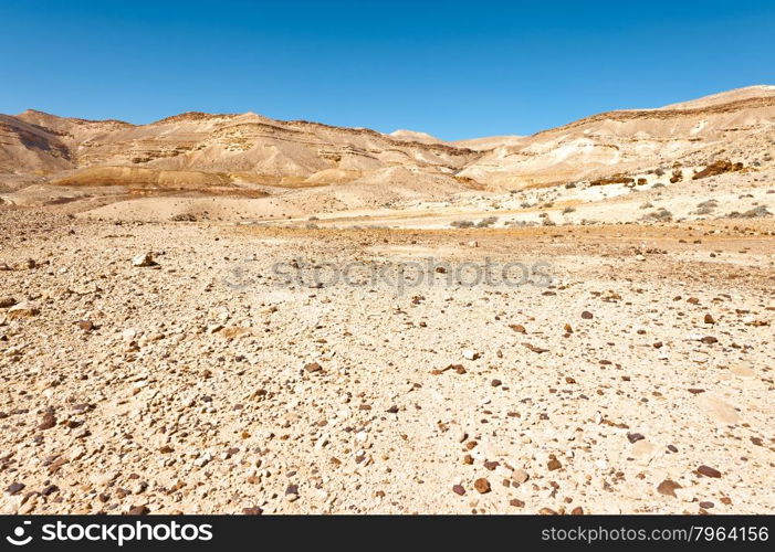 Rocky Hills of the Negev Desert in Israel