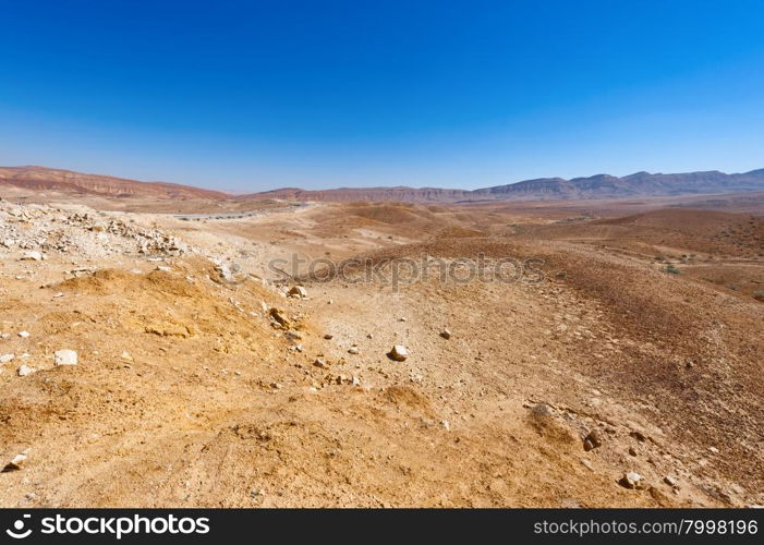 Rocky Hills of the Negev Desert in Israel