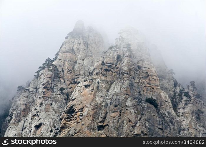 Rocky mountain (Demerdzhi Mount, Crimea, Ukraine)