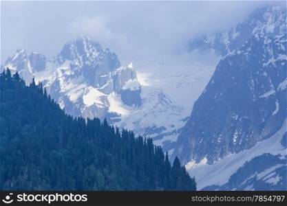 Rocky Mountains in Jammu and Kashmir