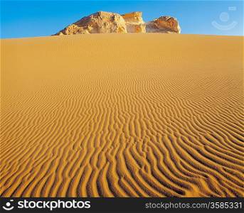 Rocky Outcrop in Desert
