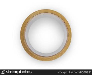 Roll of Scotch tape. Isolated on white background