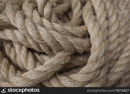 Roll of ship ropes as background texture. Roll of ship ropes as background texture.