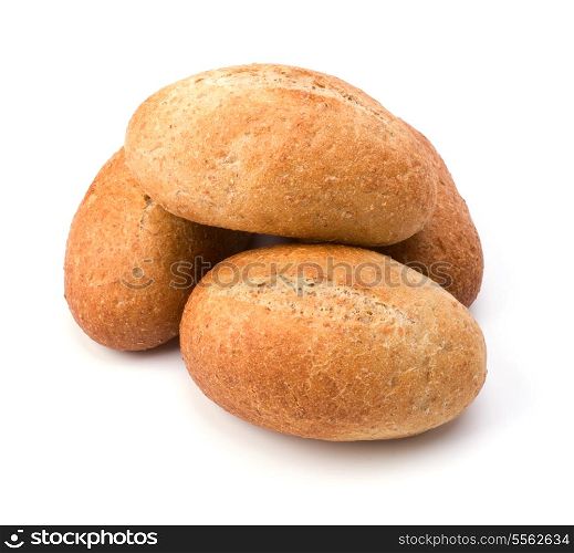 rolls isolated on white background close up