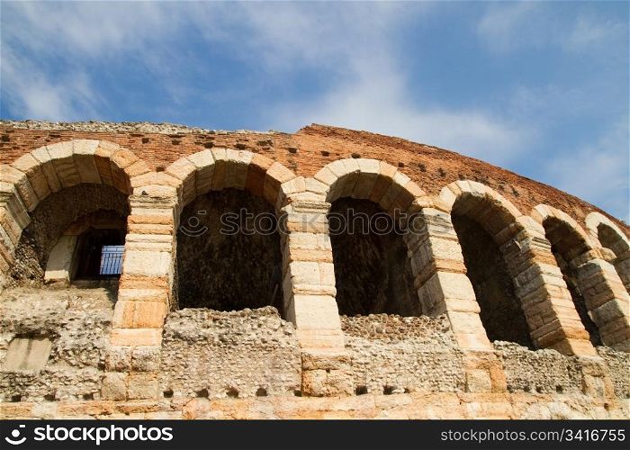 Roman amphitheatre Arena in Verona, Italy