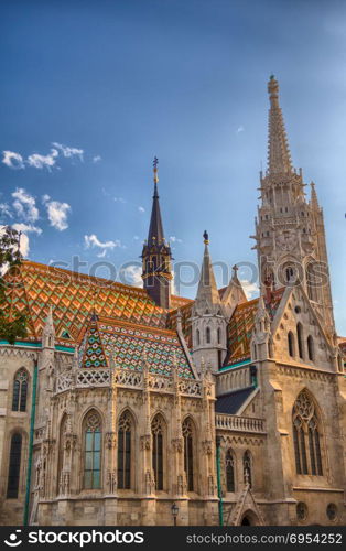 Roman Catholic Matthias Church in Budapest, Hungary.