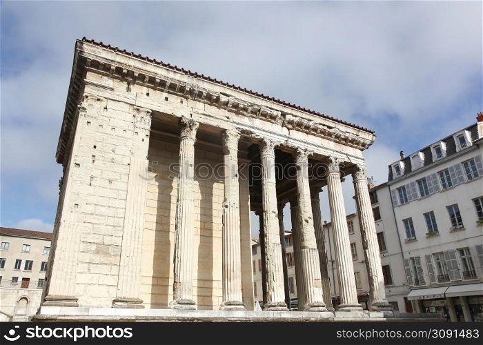 Roman temple of Augustus in Vienne, France